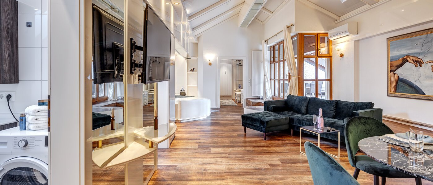 Dachgeschosswohnung Baldham 05 Wohnbereich 13188