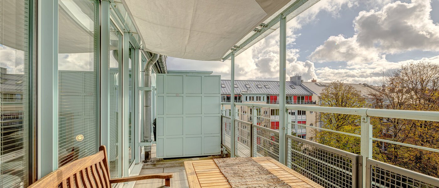 Maisonettewohnung München Sendling-Westpark 01 Balkon 13200