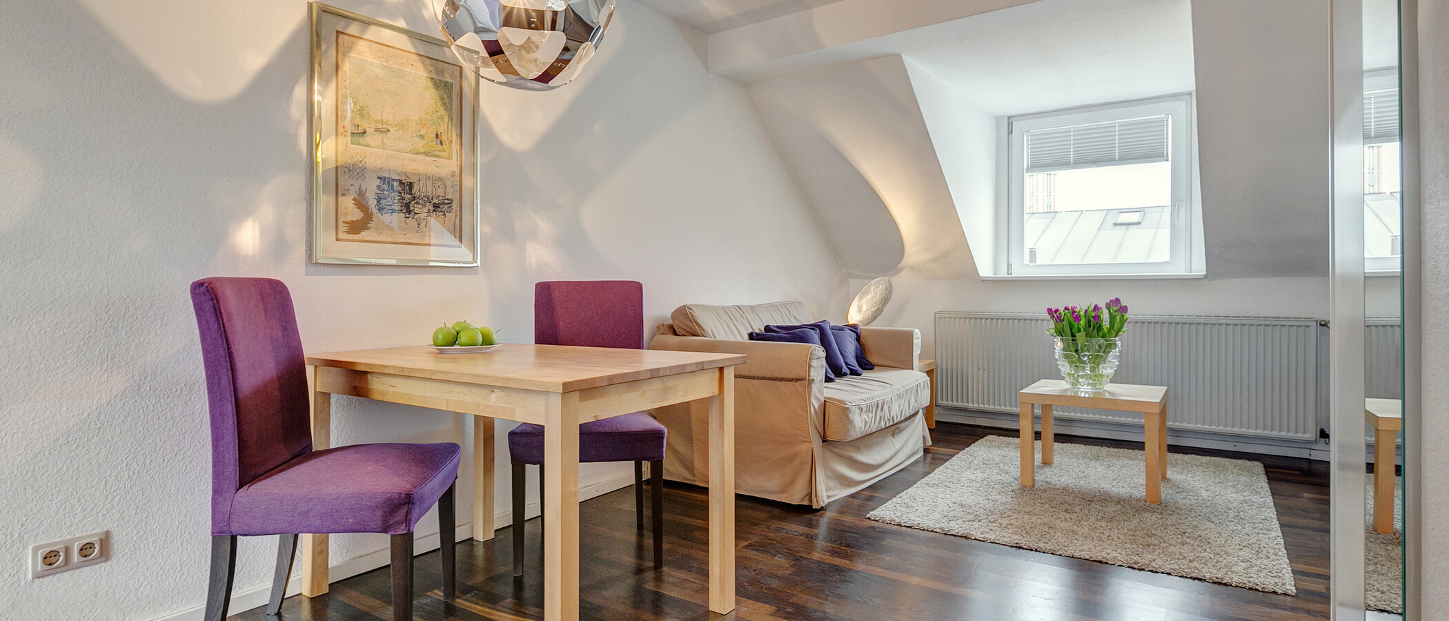 Dachgeschosswohnung München Maxvorstadt 01 Wohnen 1321