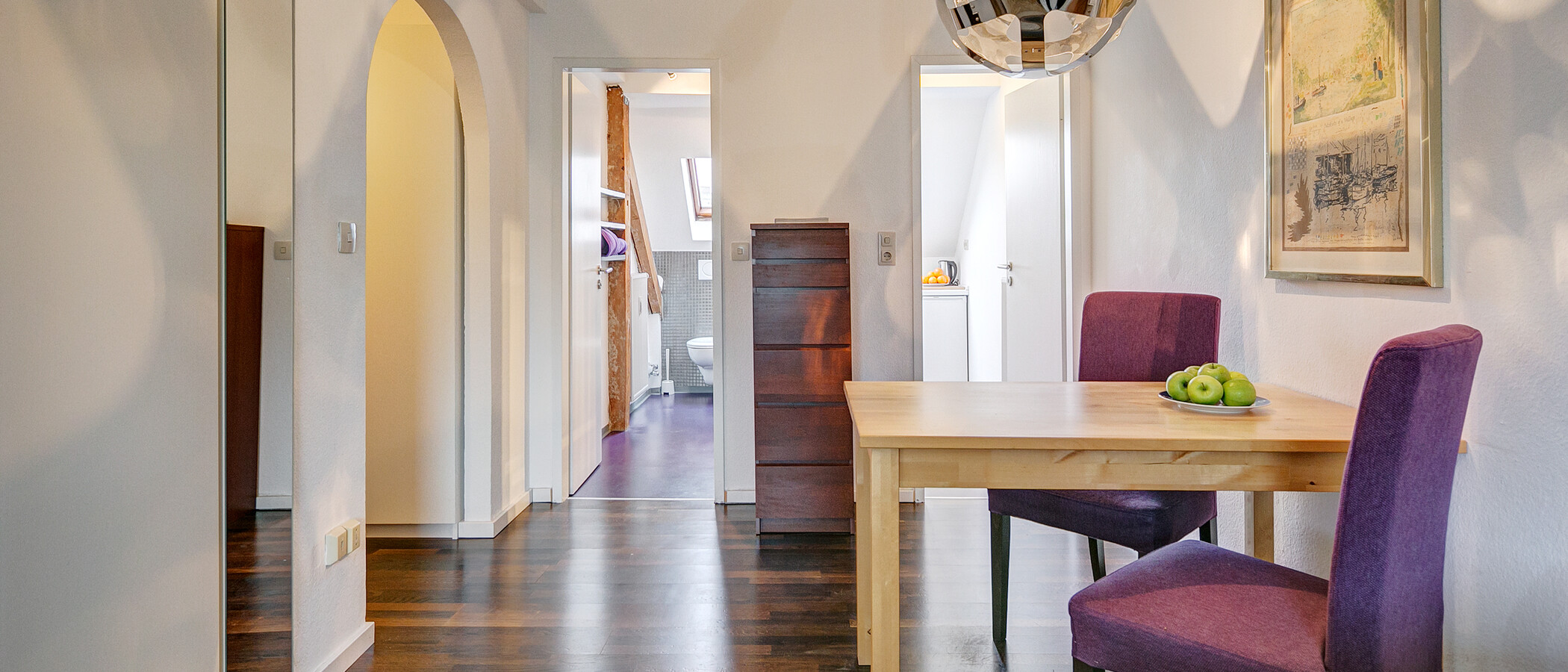Dachgeschosswohnung München Maxvorstadt 05 Wohnen 1321