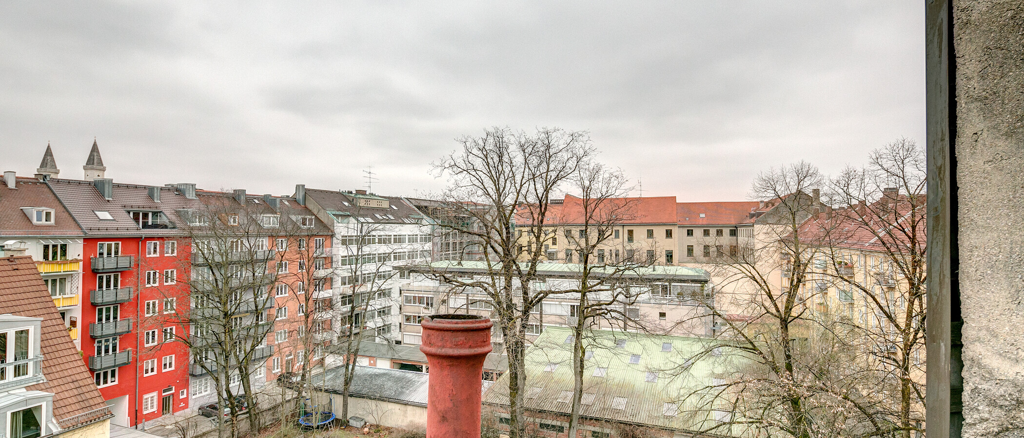 Dachgeschosswohnung München Maxvorstadt 04 Aussicht 1321
