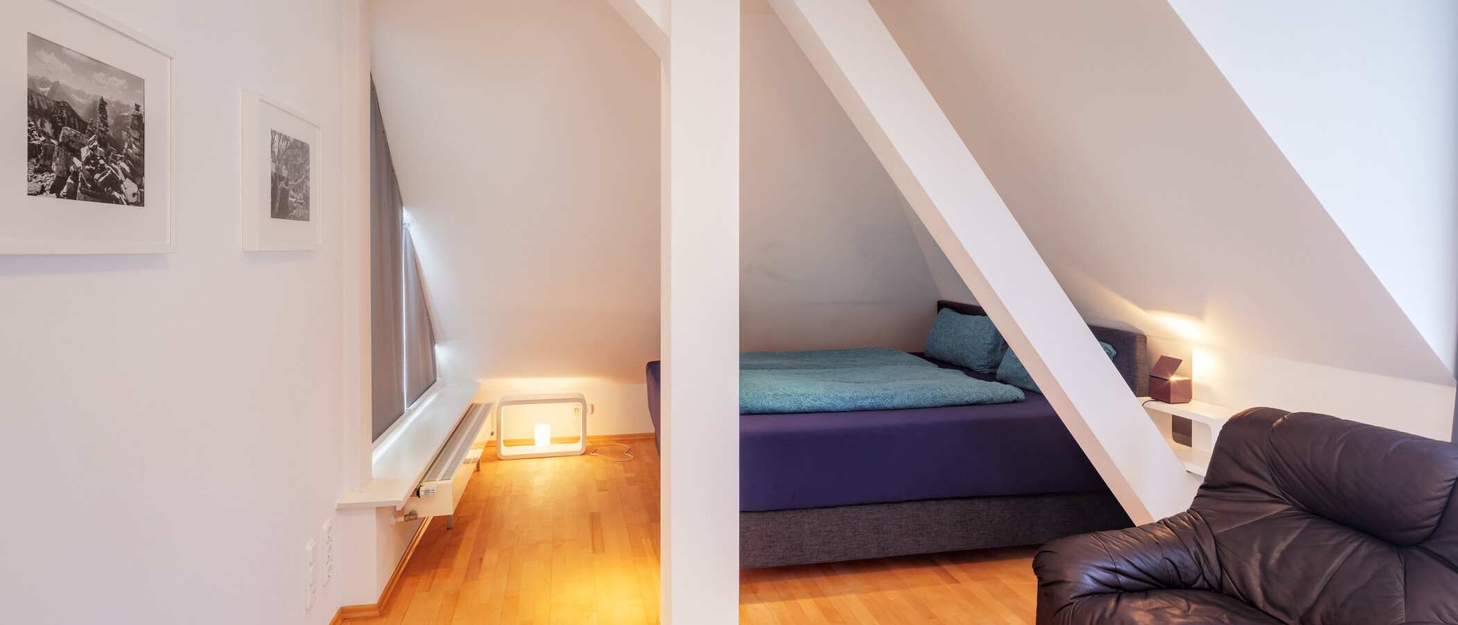 Dachgeschosswohnung München Laim 02 1. Schlafzimmer 13229