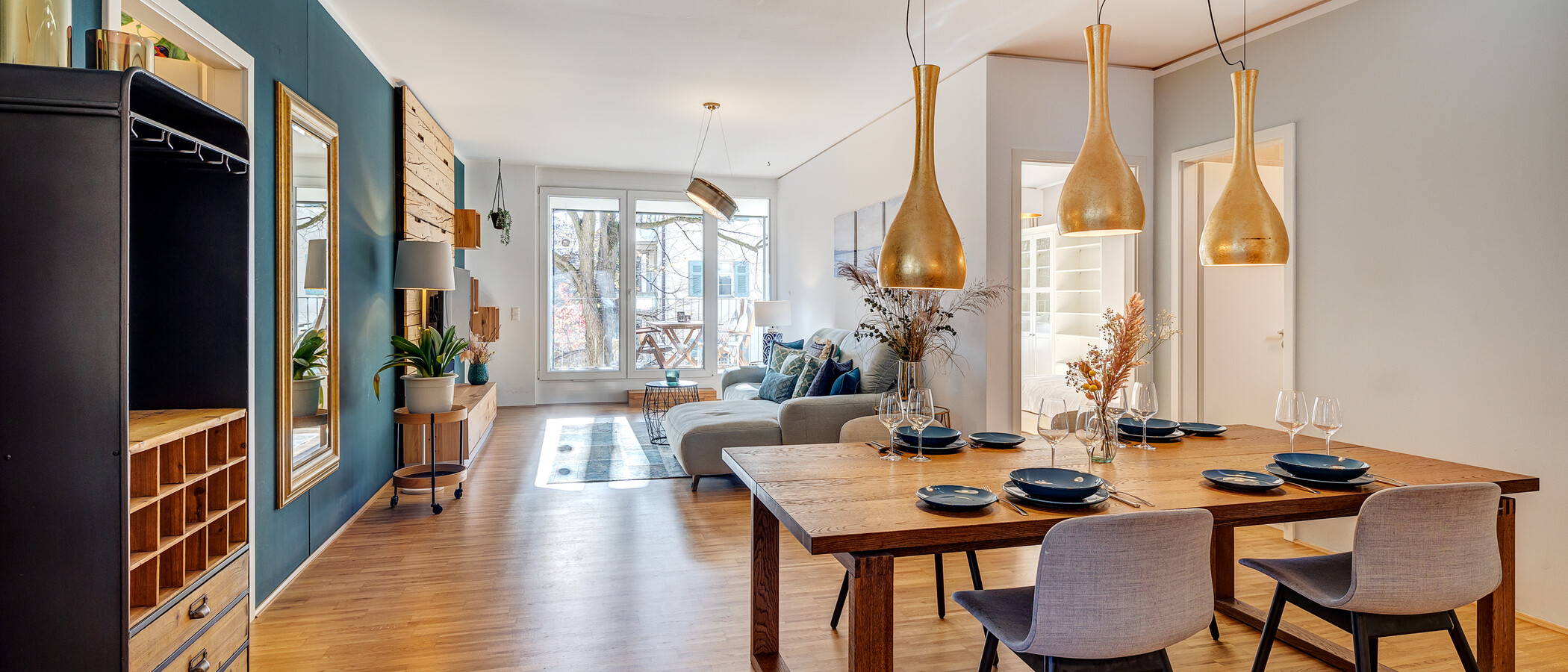 Wohnung München Schwabing-West 01 Wohnbereich 13231