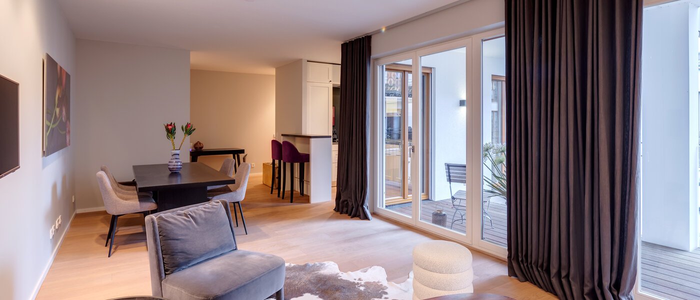 Wohnung München Maxvorstadt - Westen 04 Wohnbereich 13240