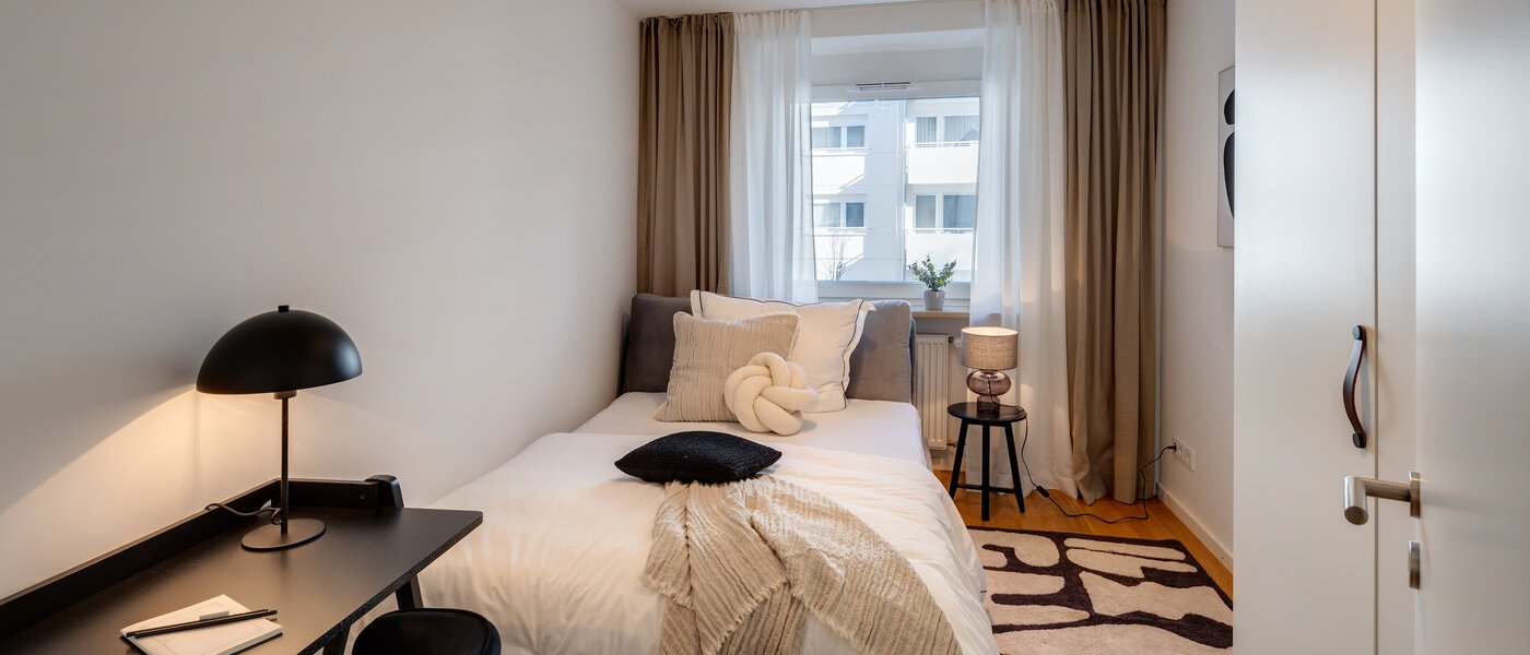 Wohnung München Maxvorstadt - Westen 01 2. Schlafzimmer	 13243