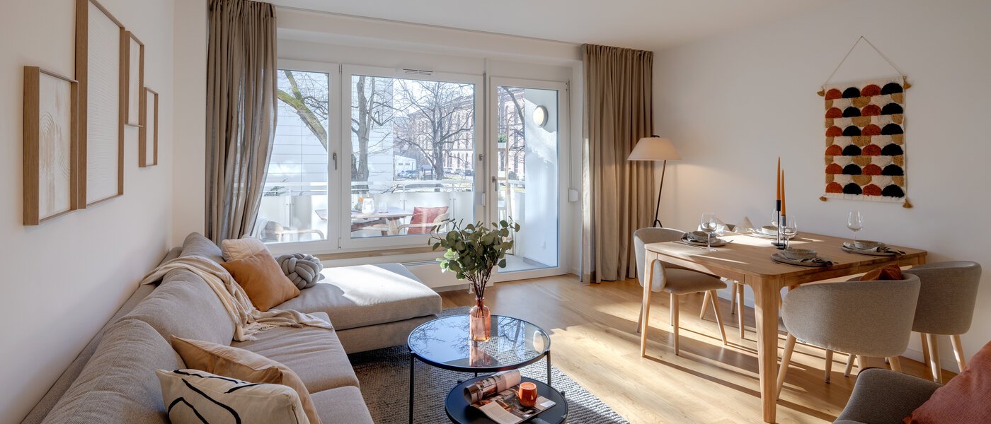 Wohnung München Maxvorstadt - Westen 01 Wohnbereich 13243