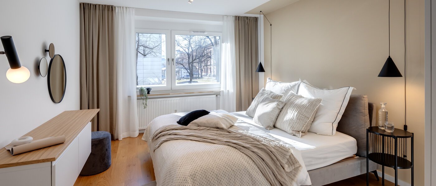 Wohnung München Maxvorstadt - Westen 01 1. Schlafzimmer 13243