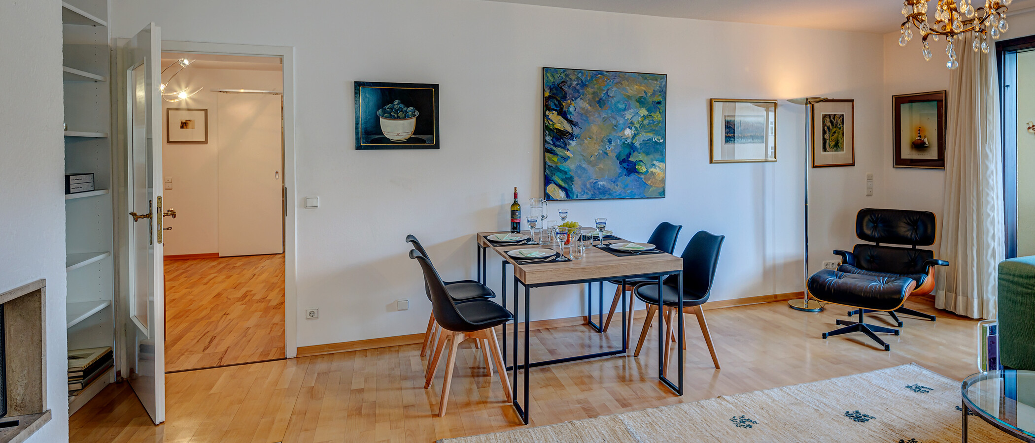 Wohnung München Altbogenhausen 02 Wohnbereich 13244