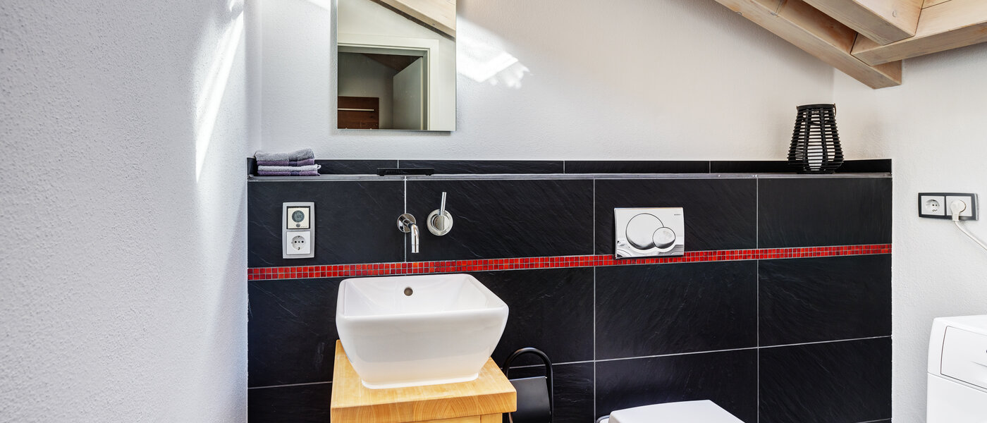 Dachgeschosswohnung Tegernsee 01 Gäste-WC 13299