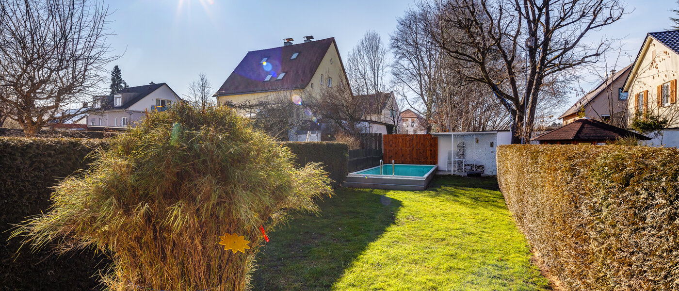 Reihenmittelhaus München Obersendling 01 Garten 13312