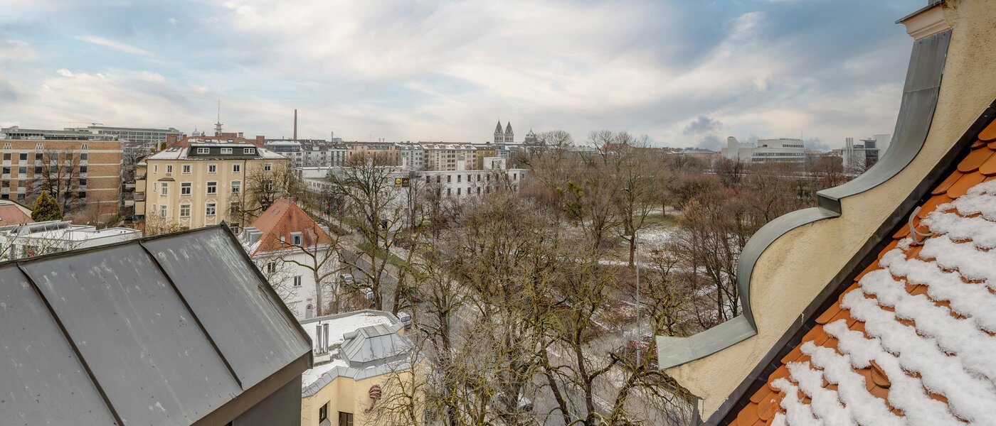 Maisonette-Galerie Wohnung München Maxvorstadt 01 Aussicht 13317