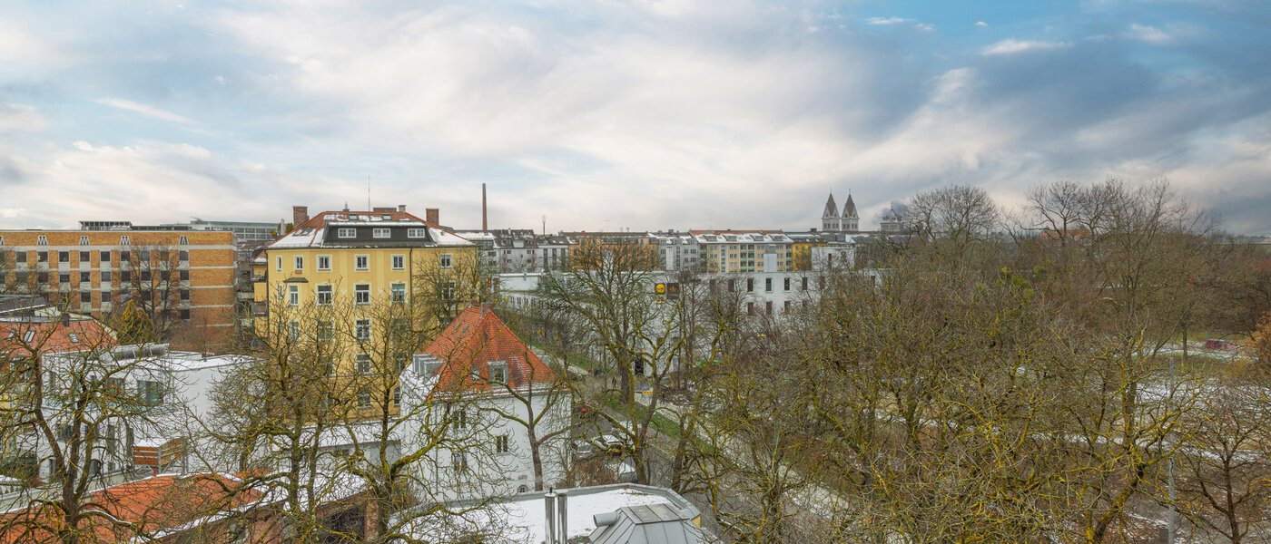 Maisonette-Galerie Wohnung München Maxvorstadt 03 Aussicht 13317