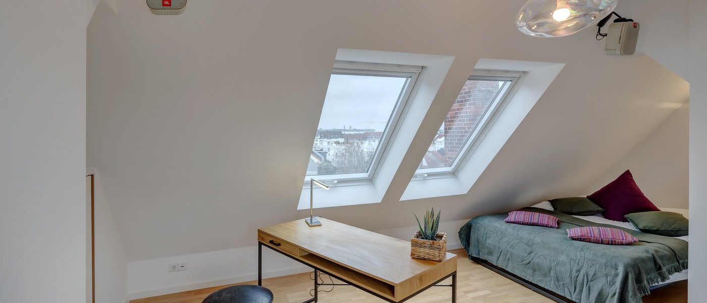 Maisonette-Galerie Wohnung München Maxvorstadt 03 2. Schlafbereich 13317