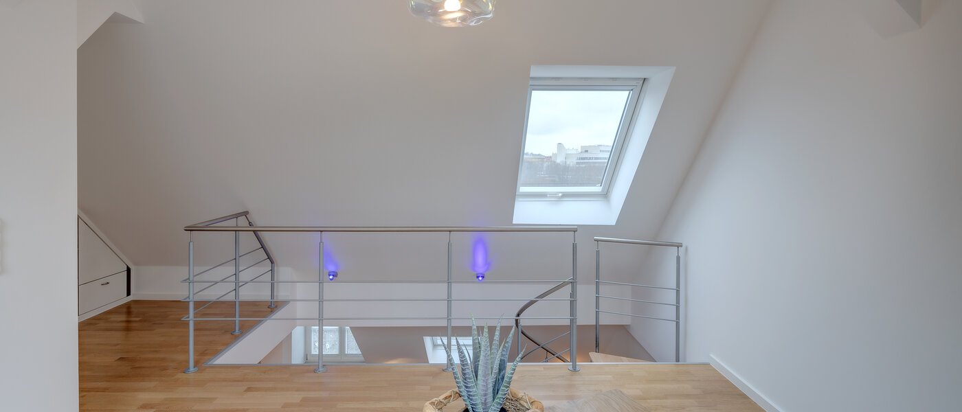 Maisonette-Galerie Wohnung München Maxvorstadt 05 2. Schlafbereich 13317