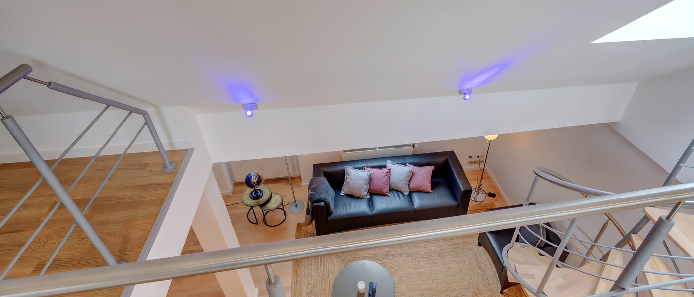 Maisonette-Galerie Wohnung München Maxvorstadt 06 2. Schlafbereich 13317