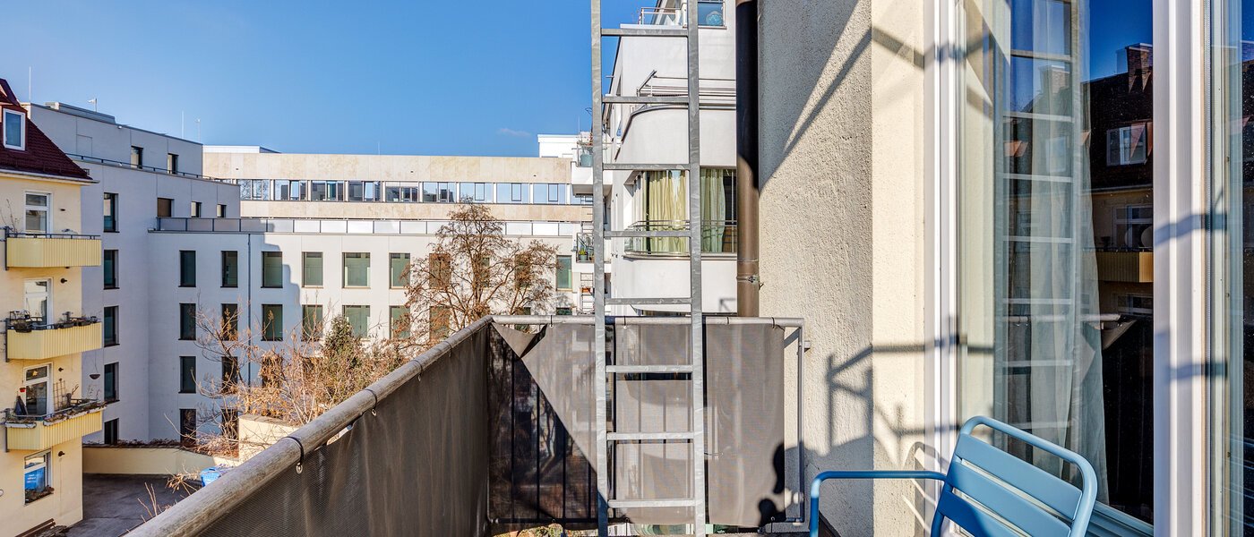 Wohnung München Lehel 02 1. Balkon 13341
