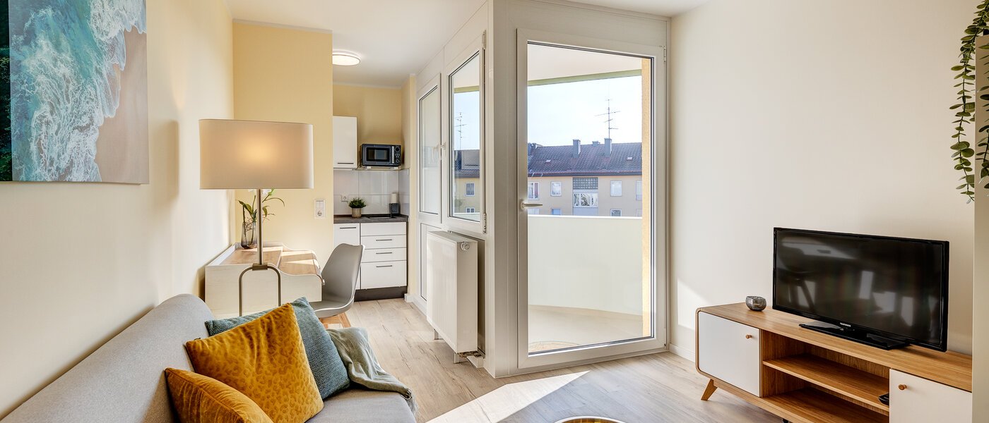 Wohnung München Milbertshofen 01 Wohnbereich 13348