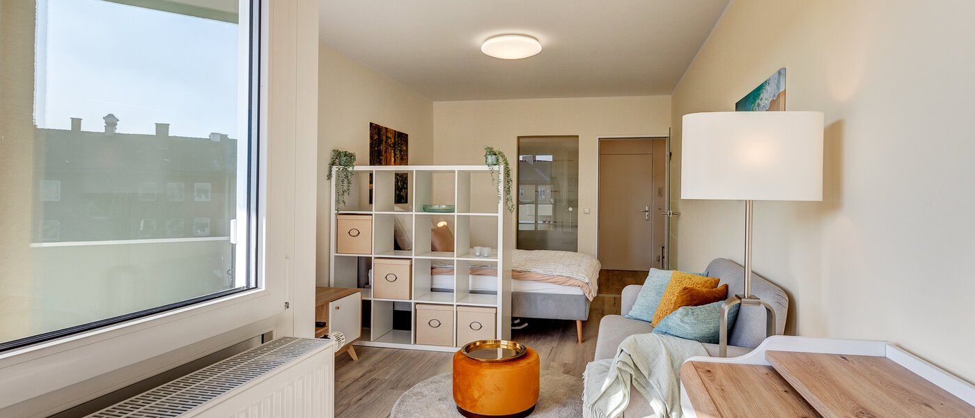 Wohnung München Milbertshofen 02 Wohnbereich 13348