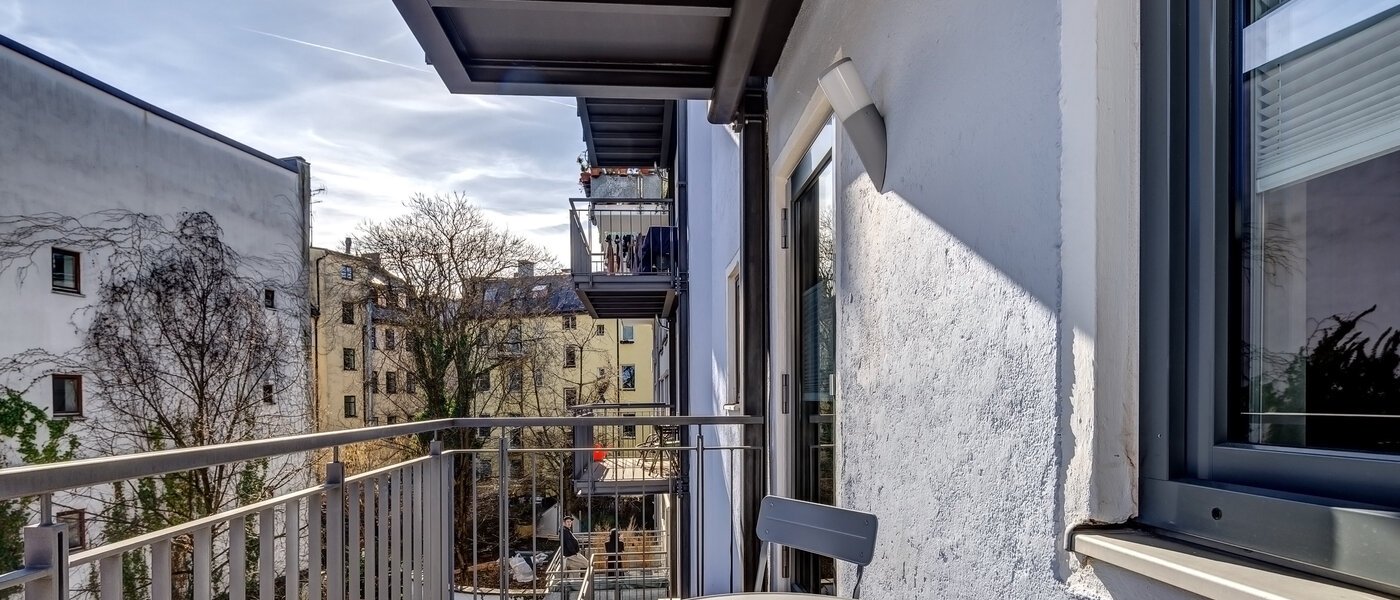 Wohnung München Maxvorstadt - Westen 02 1. Balkon 13363