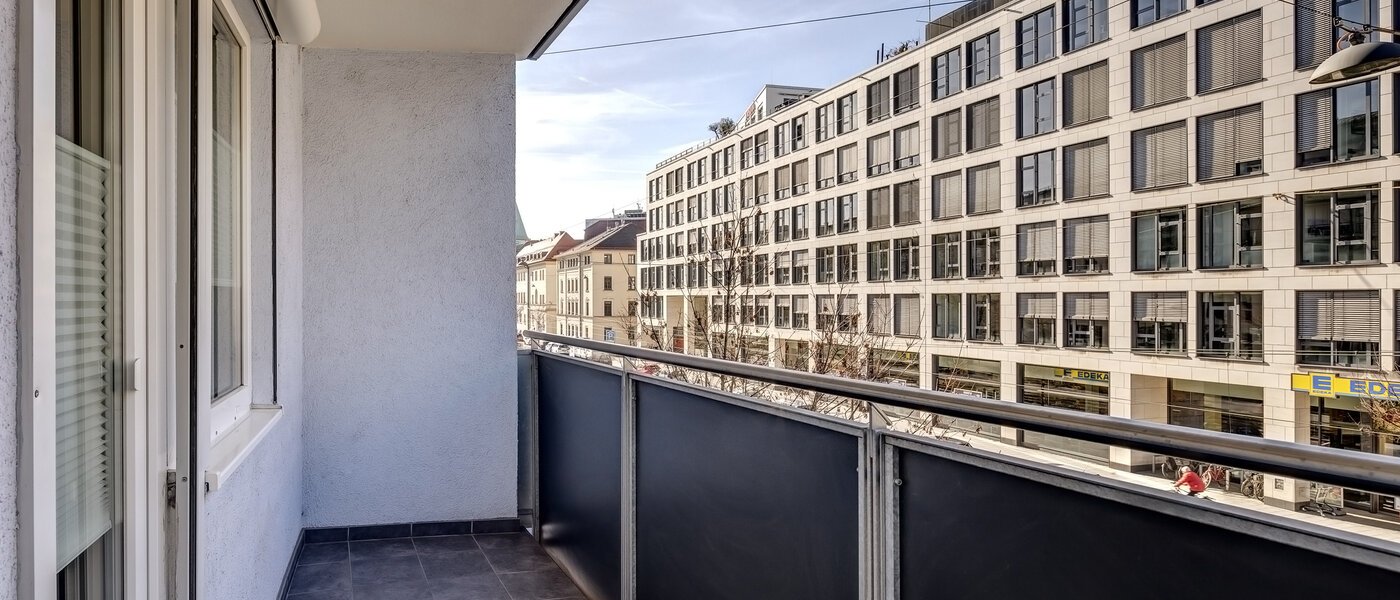 Wohnung München Maxvorstadt - Westen 01 2. Balkon 13363