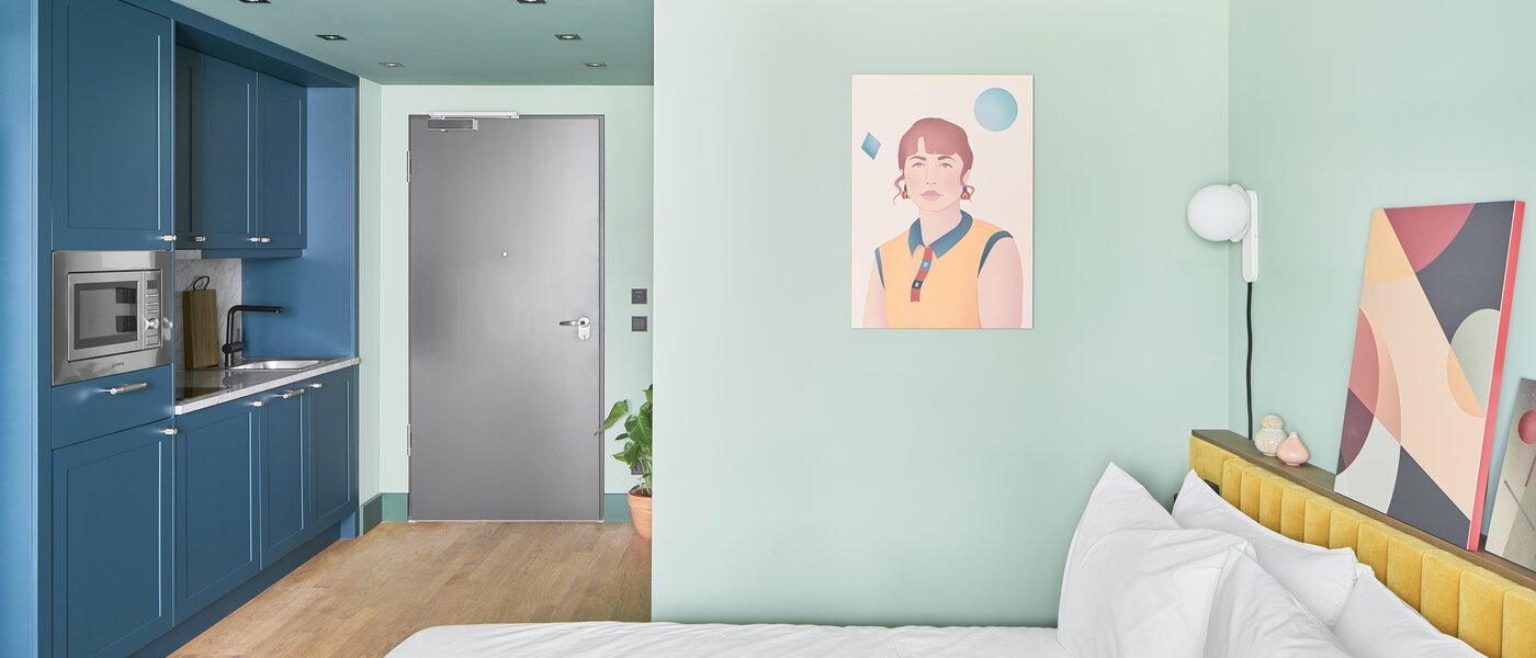 Apartment München Ludwigsvorstadt 04 Wohnbereich 13370