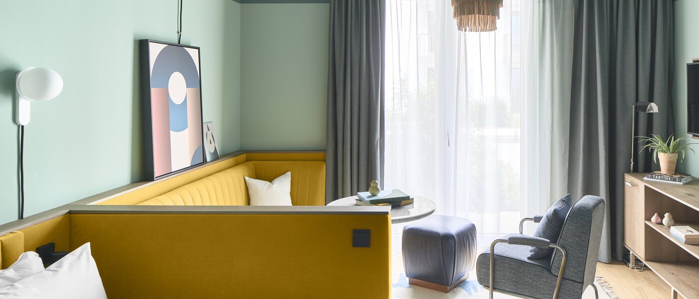 Apartment München Ludwigsvorstadt 05 Wohnbereich 13370