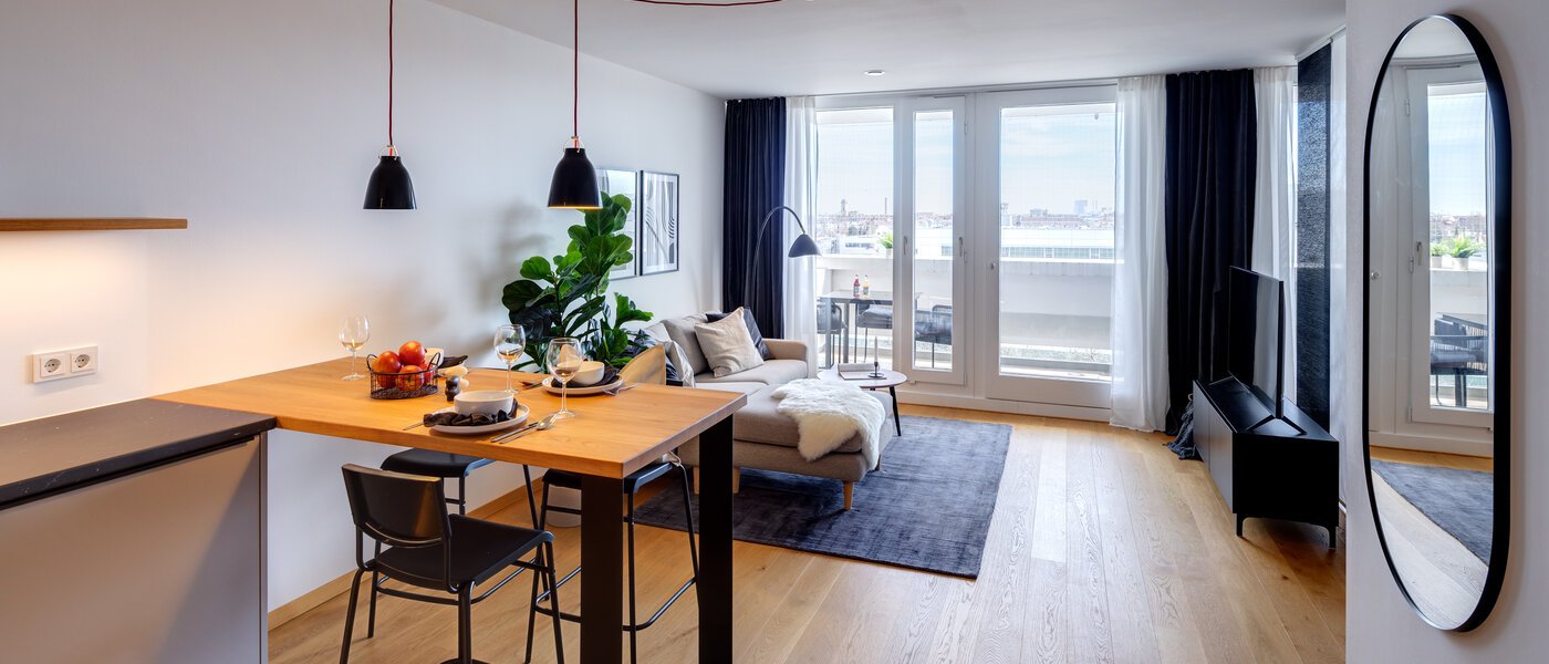 Wohnung München Olympiadorf 02 Wohnbereich 13379