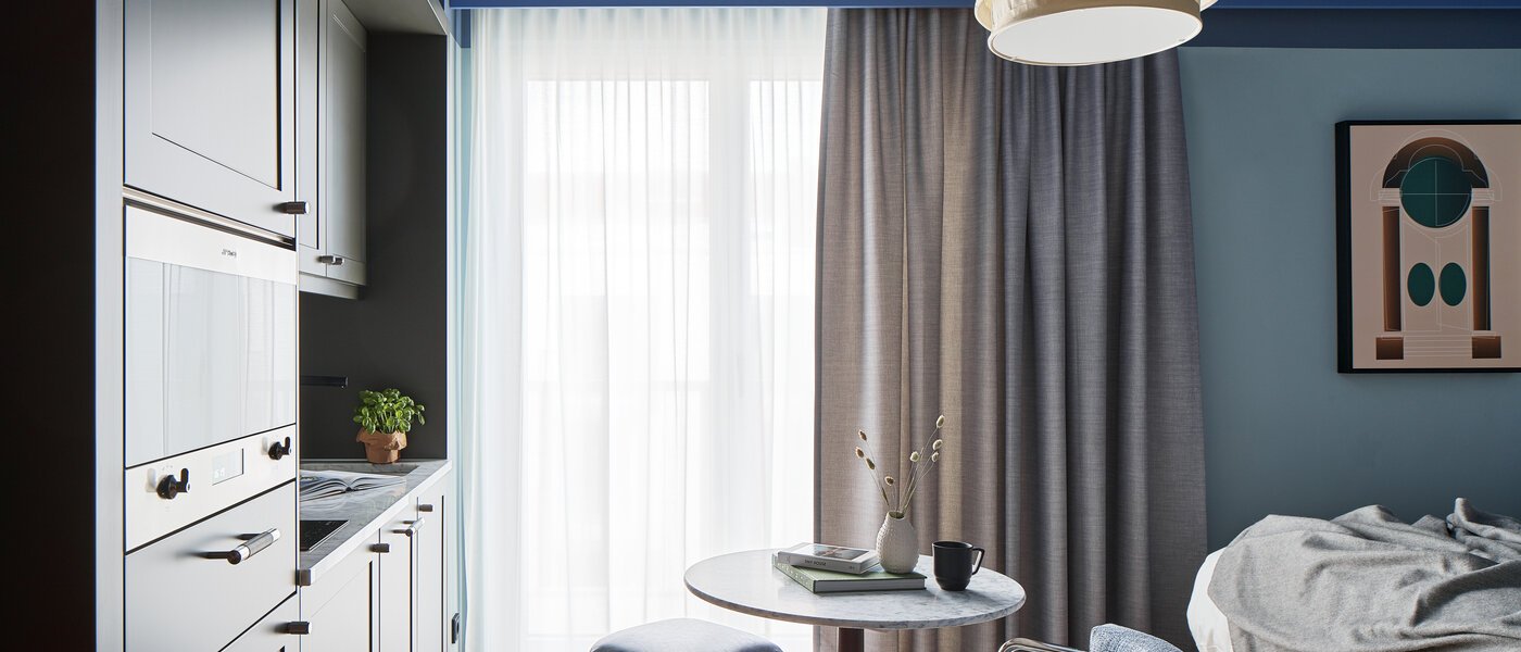 Apartment München Ludwigsvorstadt 01 Wohnbereich 13380