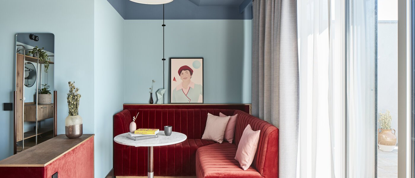 Apartment München Ludwigsvorstadt 03 Wohnbereich 13385