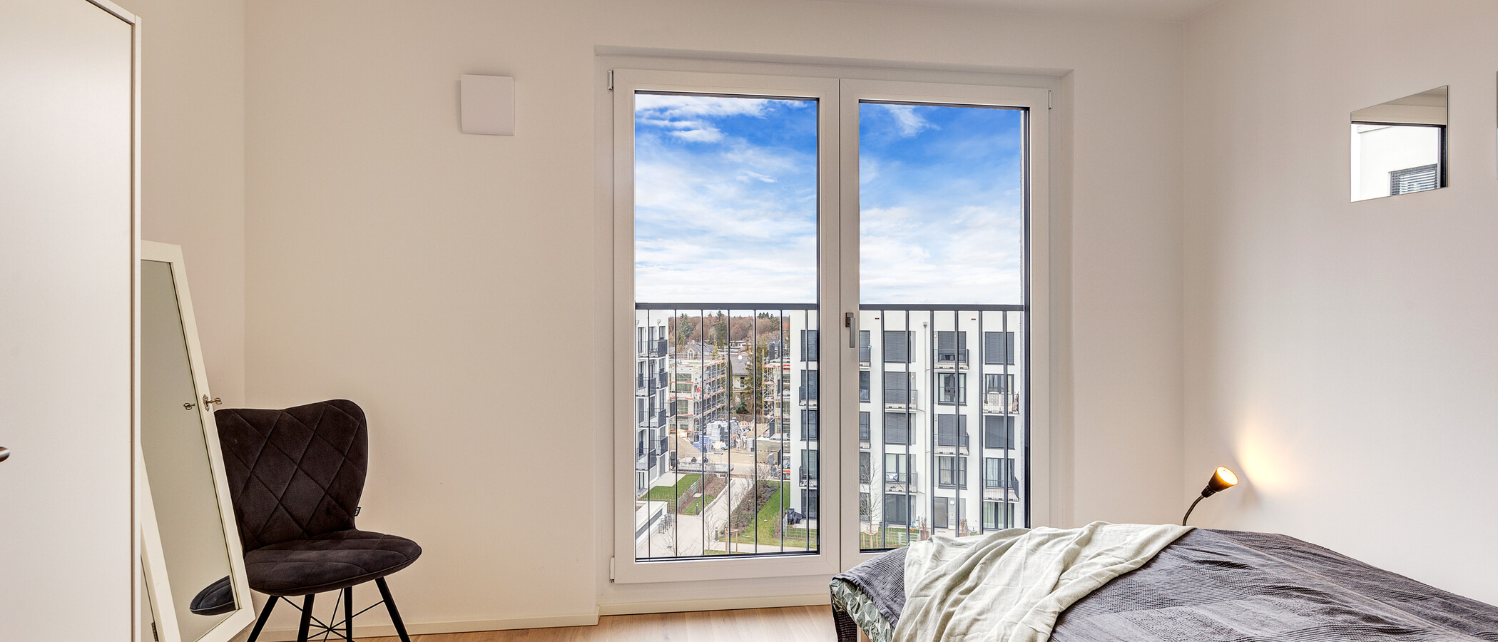 Wohnung München Neuperlach 03 2. Schlafzimmer	 13388