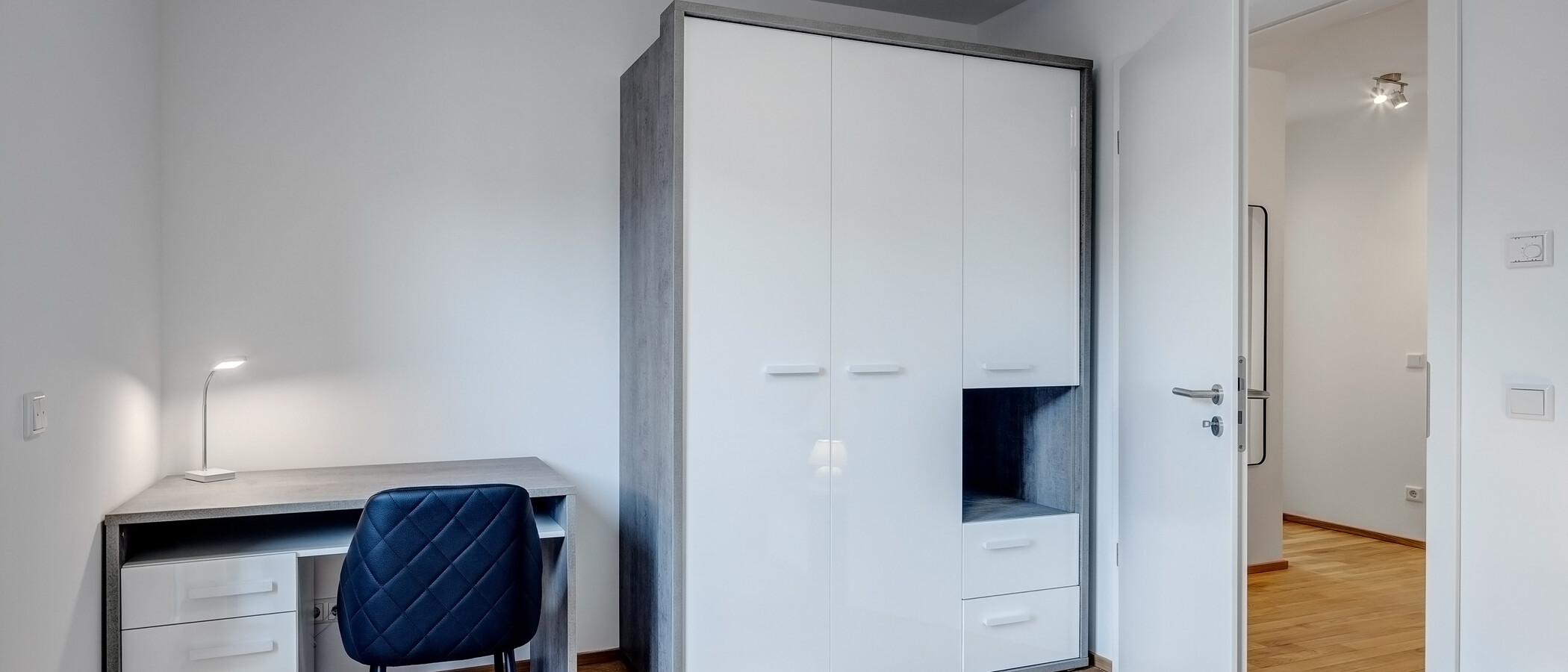 Wohnung München Moosach 03 2. Schlafzimmer	 13403