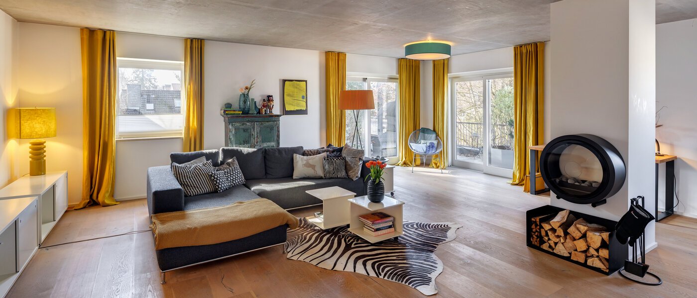 Penthousewohnung München Solln 01 Wohnzimmer 13410