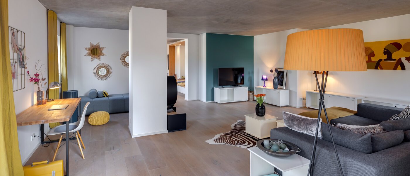 Penthousewohnung München Solln 04 Wohnzimmer 13410