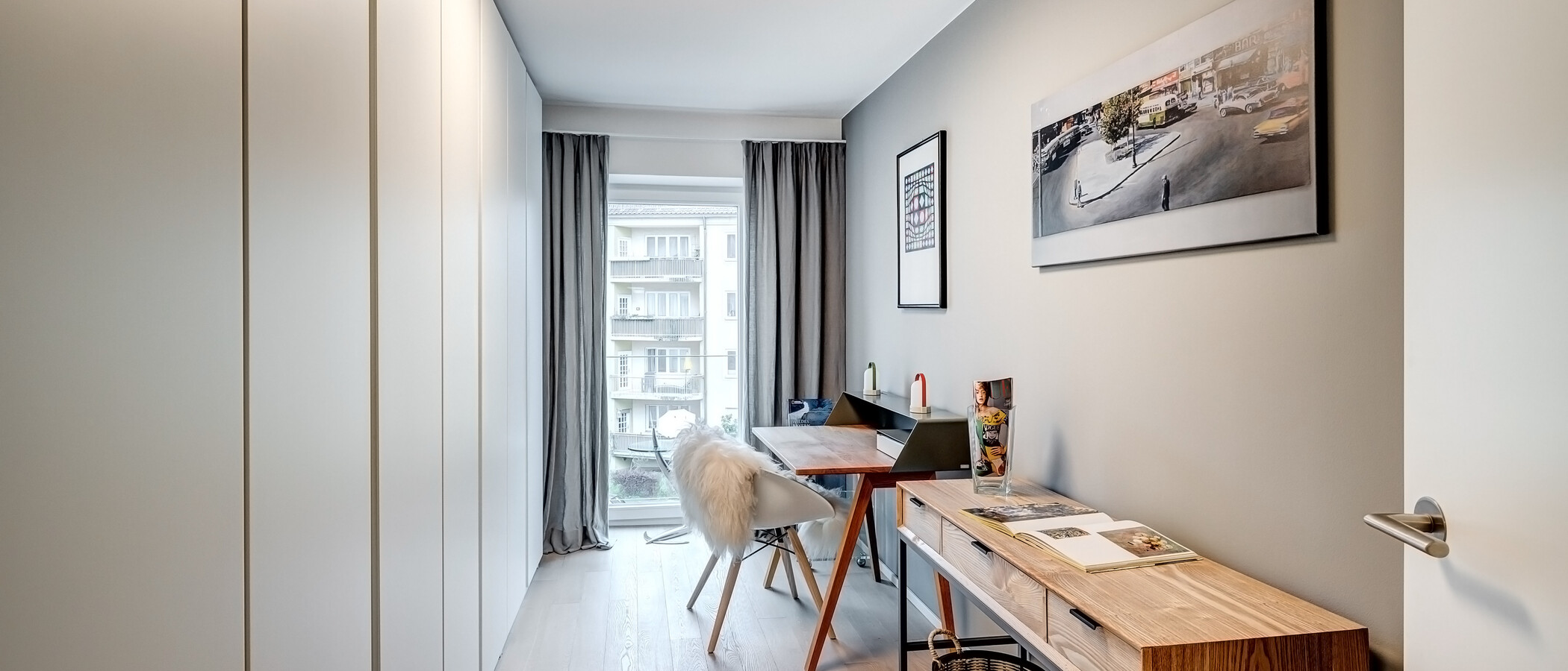 Wohnung München Nymphenburg 01 Arbeitszimmer 13454