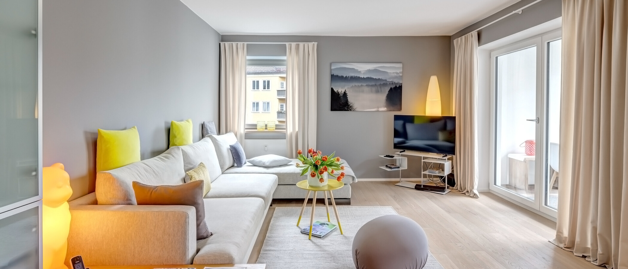 Wohnung München Nymphenburg 02 Wohnbereich 13454