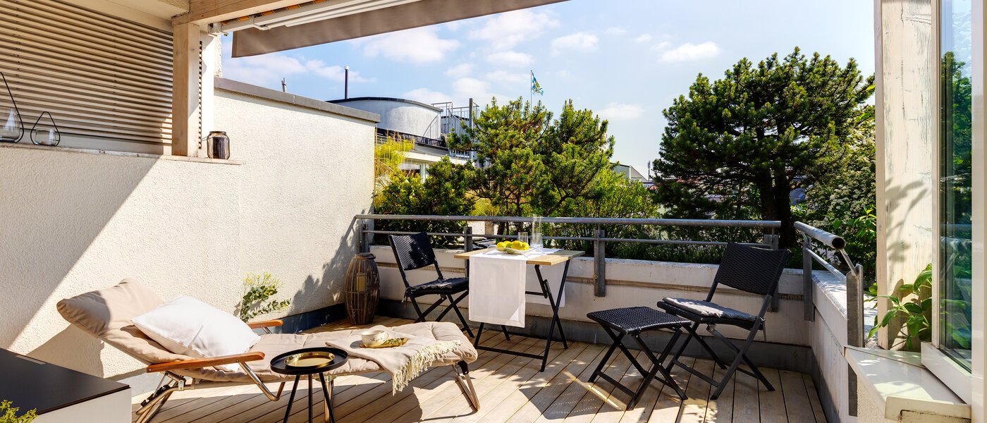 Dachterrassenwohnung München Maxvorstadt - Westen 01 Dachterrasse 13461