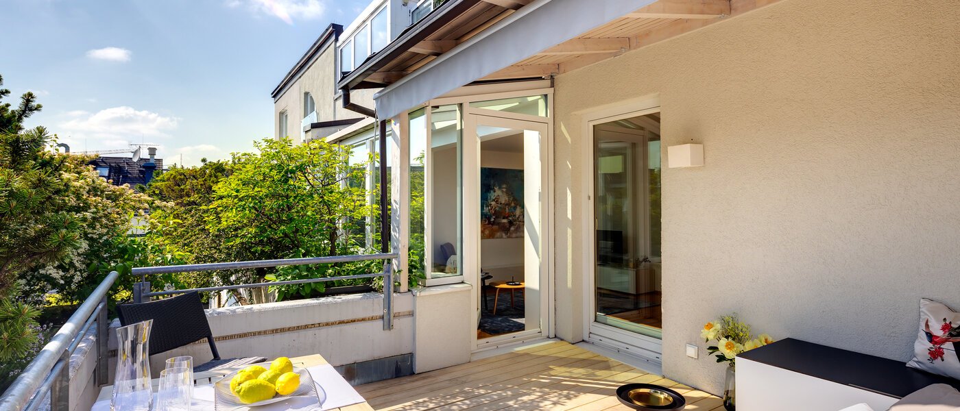 Dachterrassenwohnung München Maxvorstadt - Westen 02 Dachterrasse 13461
