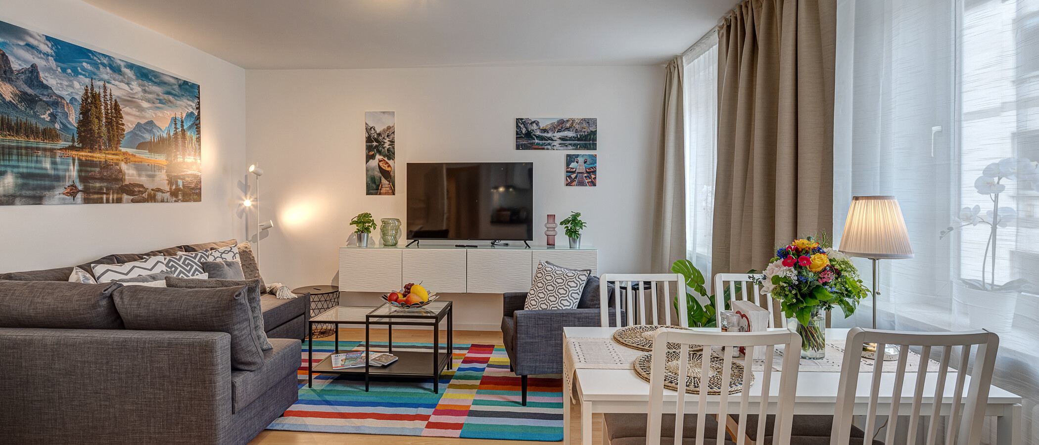 Wohnung München Lehel 01 Wohnbereich 13484