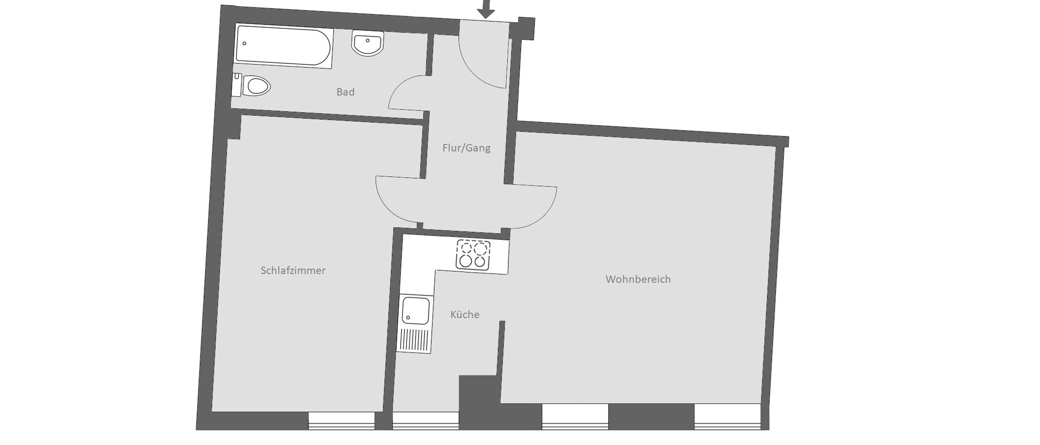 Wohnung München Lehel 01 Grundriss 13484