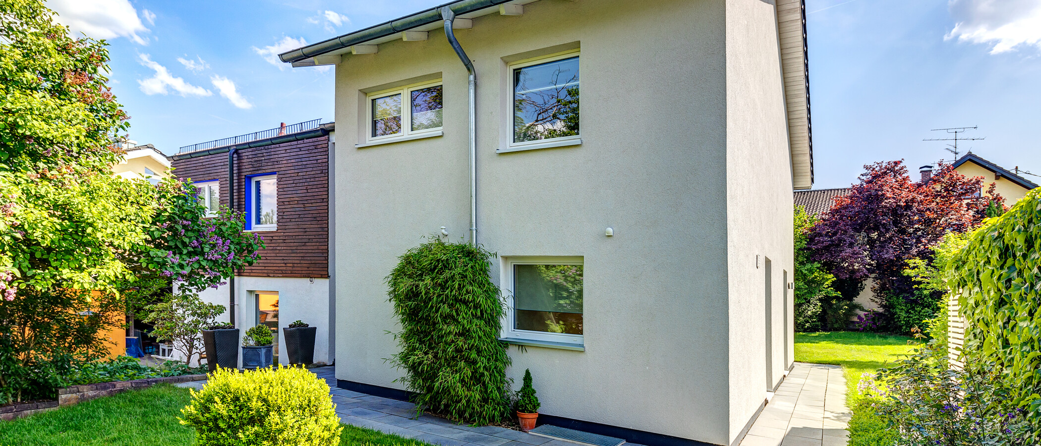 Doppelhaushälfte Gauting 02 Garten 13500