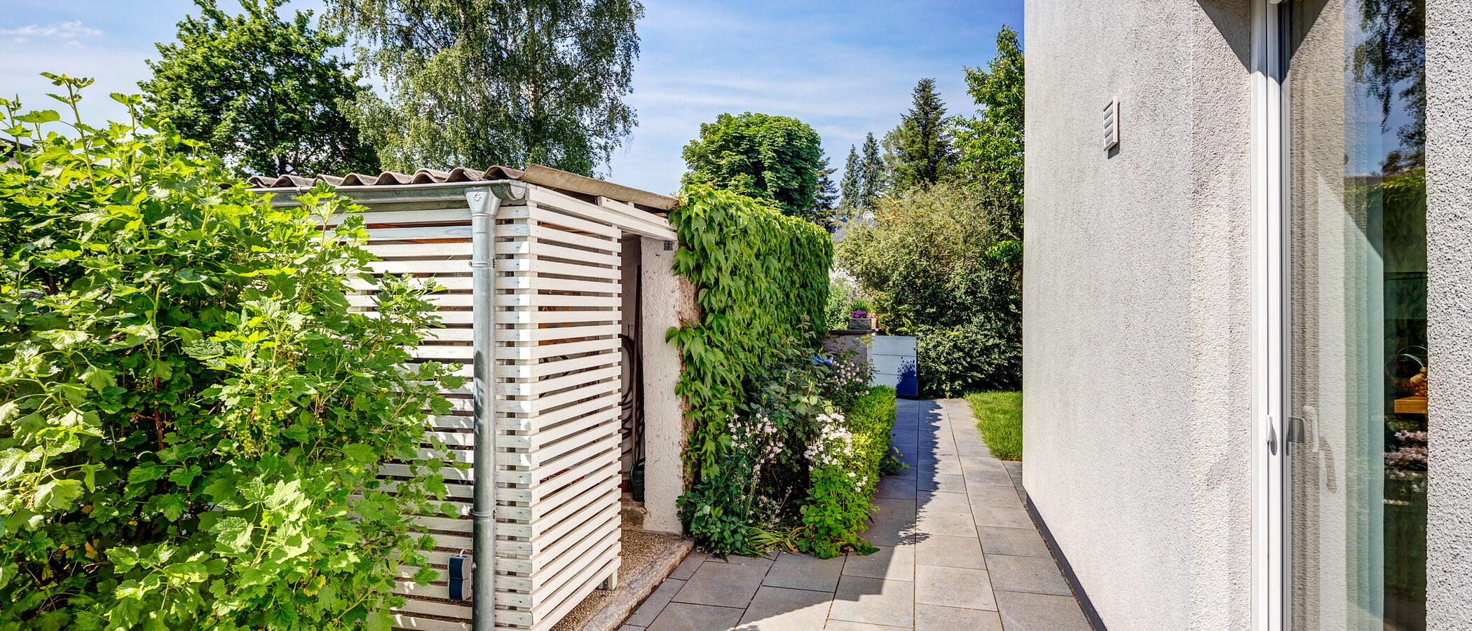 Doppelhaushälfte Gauting 05 Garten 13500