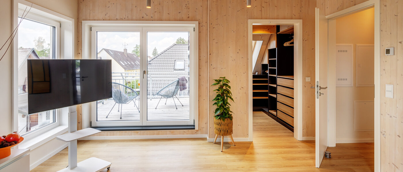 Dachgeschosswohnung München Berg am Laim 02 Wohnbereich 13504