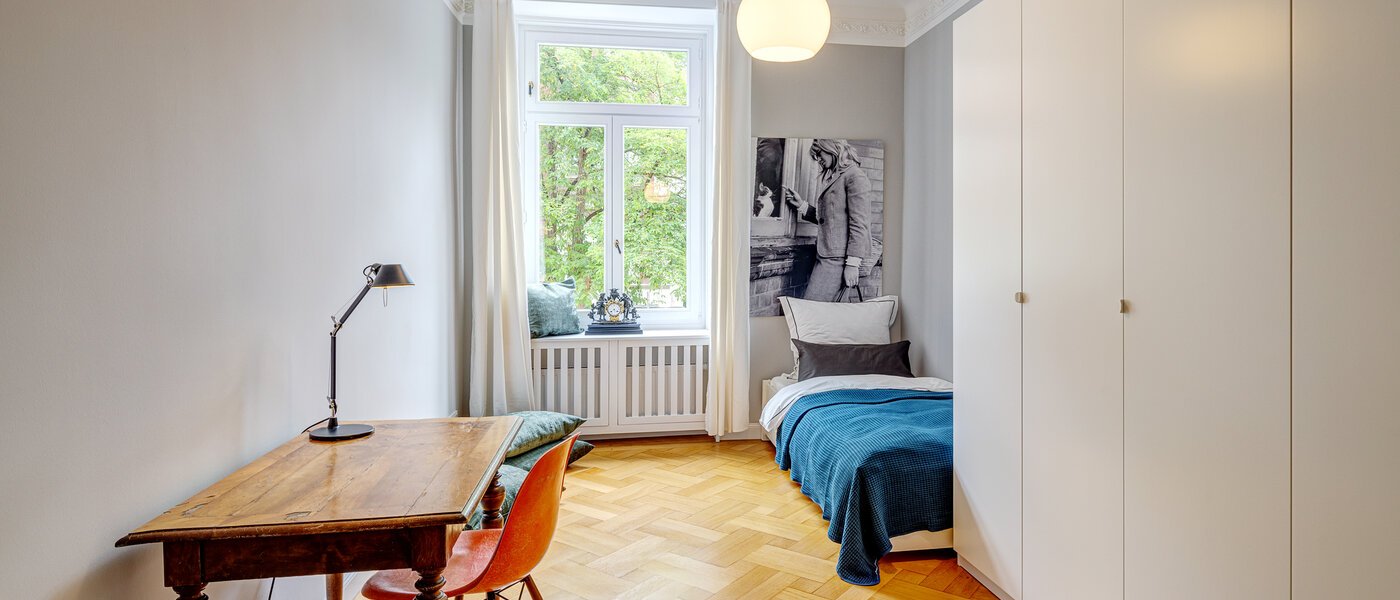 Wohnung München Isarvorstadt 01 2. Schlafzimmer	 13525