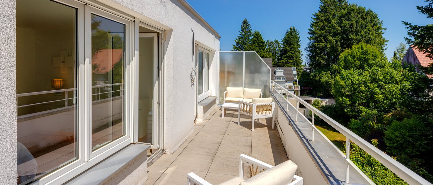Penthousewohnung Unterhaching 01 Dachterrasse 13549