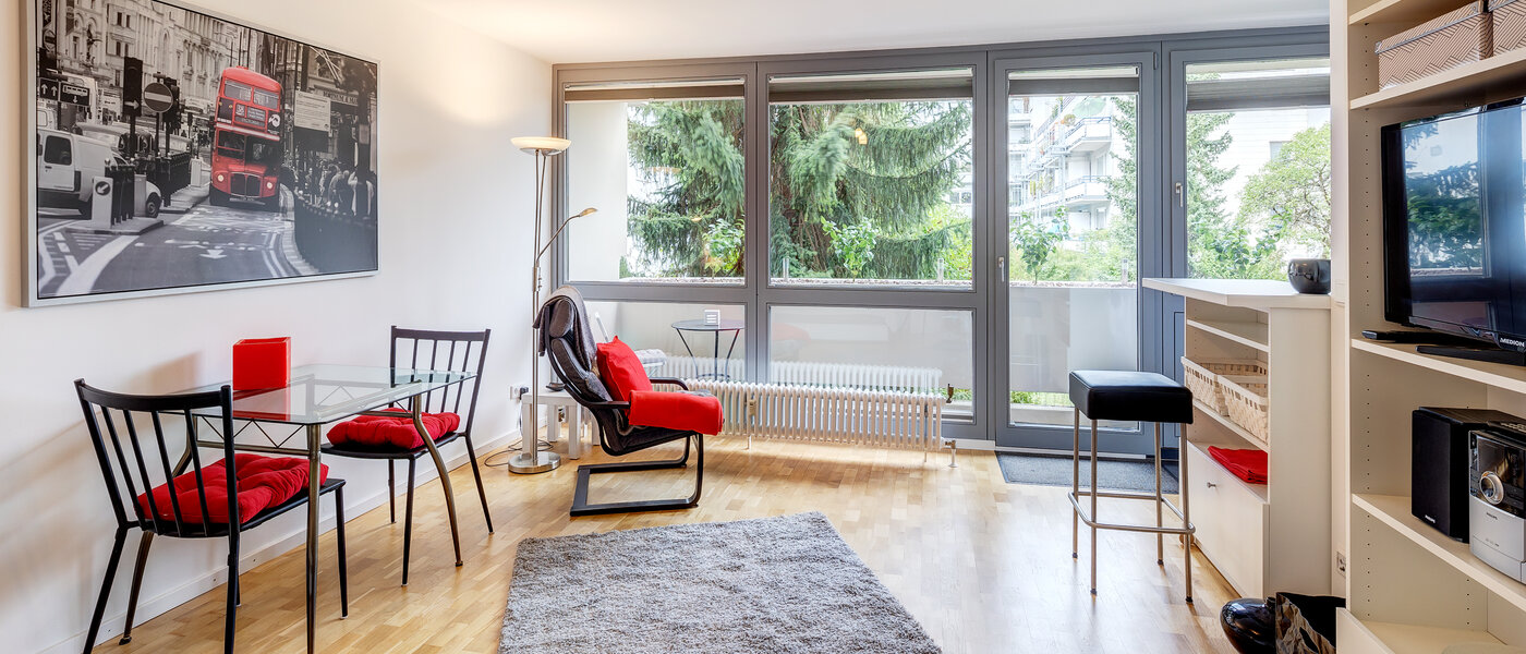 Wohnung München Schwabing-West (rund um den Hohenzollernplatz) 02 Wohnbereich 13567