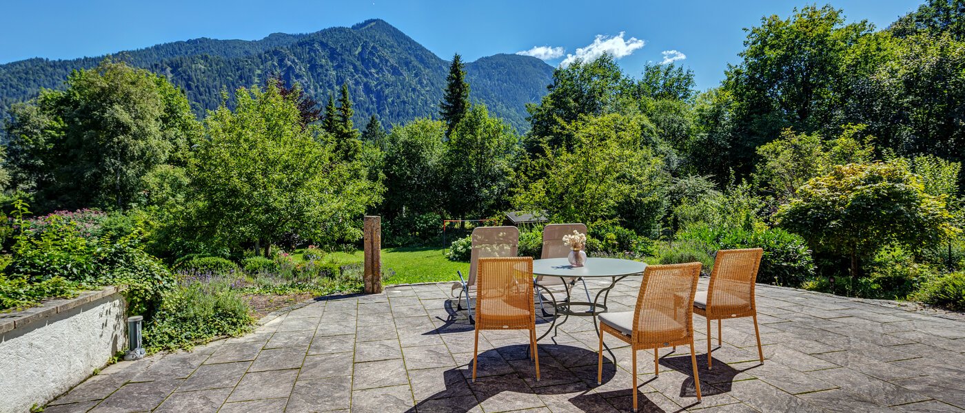 Gartenwohnung Schliersee 02 Terrasse 13576