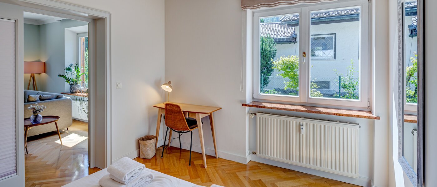 Gartenwohnung Schliersee 03 2. Schlafzimmer	 13576