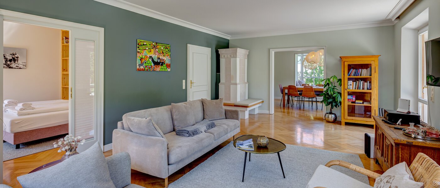 Gartenwohnung Schliersee 01 Wohnbereich 13576