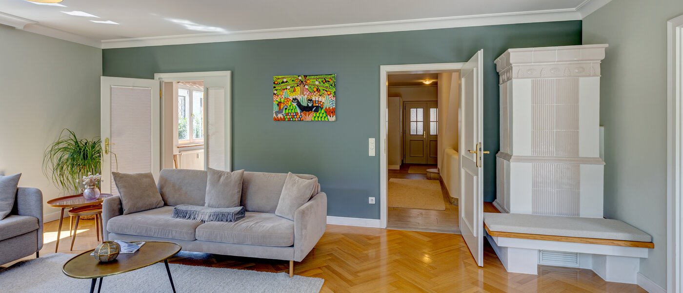 Gartenwohnung Schliersee 04 Wohnbereich 13576