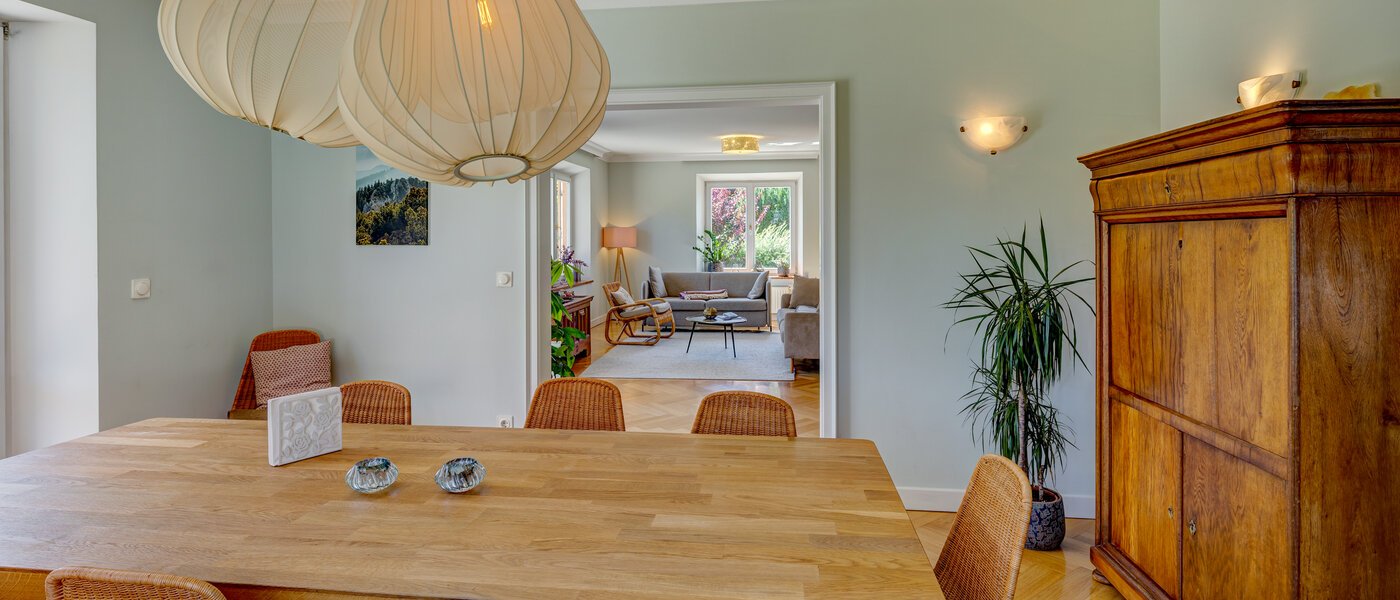 Gartenwohnung Schliersee 03 Esszimmer 13576